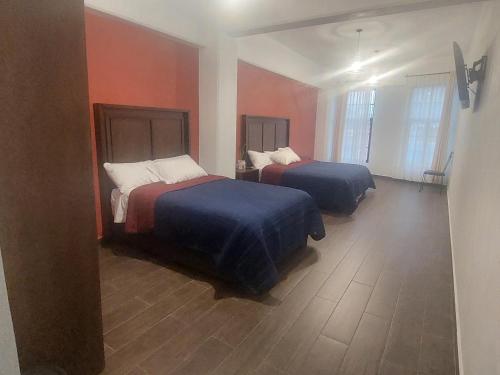 Hotel Cantera Jaguarにあるベッド