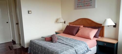Postel nebo postele na pokoji v ubytování ZNA Prop d Seri Bulan Resort,PD max 5 guests
