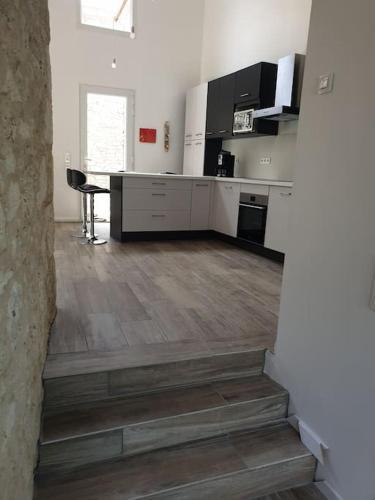 Kuchyň nebo kuchyňský kout v ubytování SPA, Patio et Maison privés - Détente à la campagne