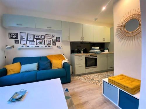 Η κουζίνα ή μικρή κουζίνα στο Les appartements de la La perle du Laonnois