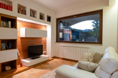 Χώρος καθιστικού στο Villa Marilì