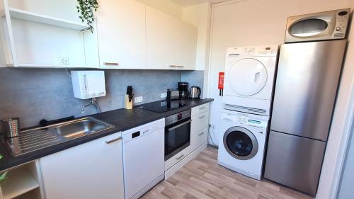 Η κουζίνα ή μικρή κουζίνα στο Perfect Apartment in Unna close to Dortmund