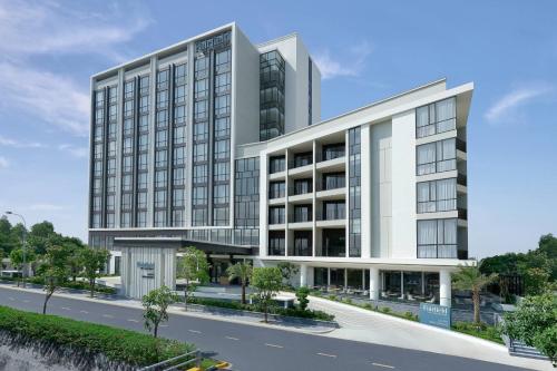 an architectural rendering of a building at Fairfield by Marriott South Binh Duong in Thuan An