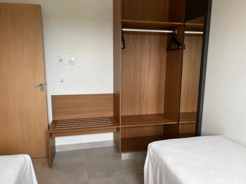 Postel nebo postele na pokoji v ubytování Salinas Premium Resort Ap 1 QT