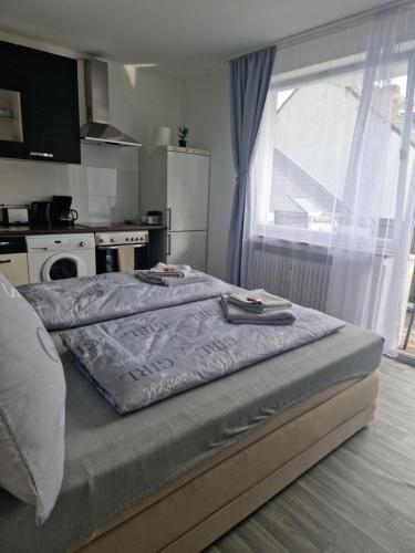 Dapur atau dapur kecil di M&BLuxux Apartments