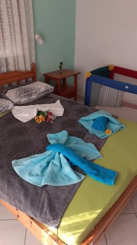 Cama o camas de una habitación en Giola aparments and studios 2