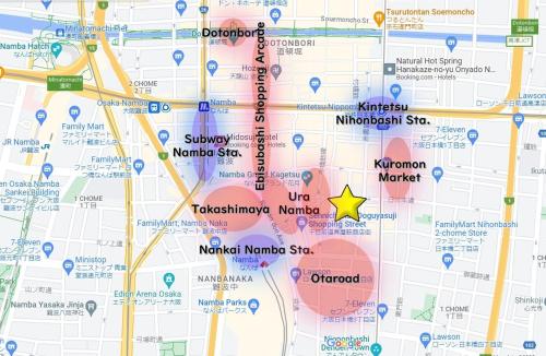 好立地"なんば駅徒歩4分"黒門市場1分彡Wi-Fi彡任天堂switch彡NETFLIX