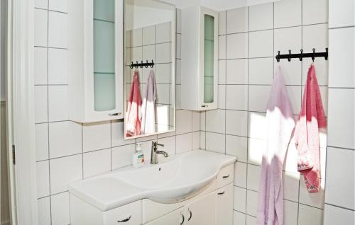 Koupelna v ubytování Awesome Home In Knebel With Wifi
