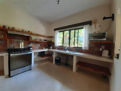 Nhà bếp/bếp nhỏ tại Casa Betel