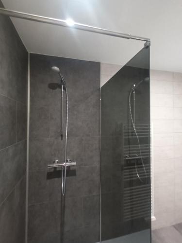 Ένα μπάνιο στο Gîte 4 personnes proche des cascades du Hérisson