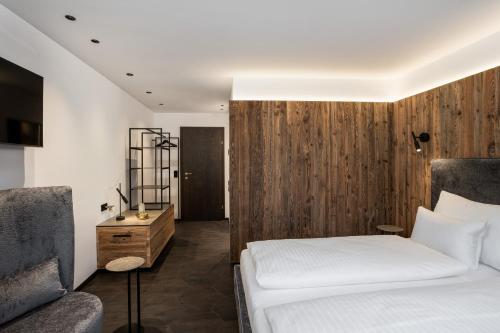Postel nebo postele na pokoji v ubytování Hotel Gappmaier