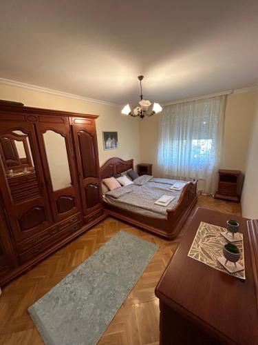 Krevet ili kreveti u jedinici u okviru objekta Central apartment Zemun