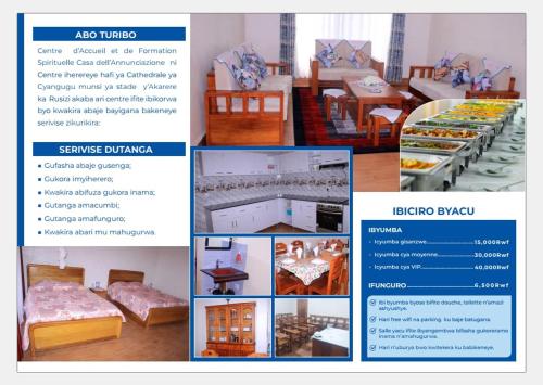 un collage de fotografías de diferentes tipos de muebles en Centre d'Accueil Casa dell'Annunciazione Rusizi- Kamembe- Cyangugu -Rwanda en Shangugu