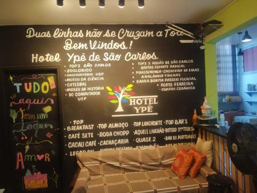 Certifikát, hodnocení, plakát nebo jiný dokument vystavený v ubytování Hotel Ype de São Carlos