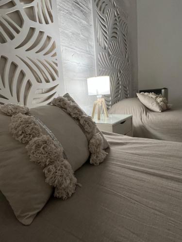 Säng eller sängar i ett rum på Casa Rocamora - Victoria Entre Ríos