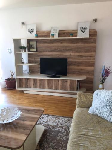 TV a/nebo společenská místnost v ubytování Sarajevo View Apartment