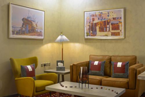 Posezení v ubytování Redwaves Hotel