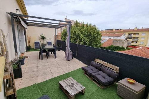 Appartement T2 + Grande terrasse