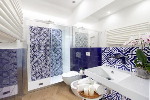 Koupelna v ubytování Villa Flavia