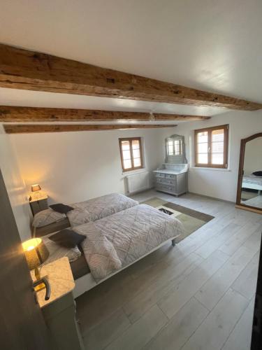 Posezení v ubytování Appartement proche de la Suisse