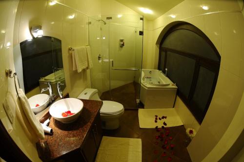 Ένα μπάνιο στο Hotel Spa Casa Real