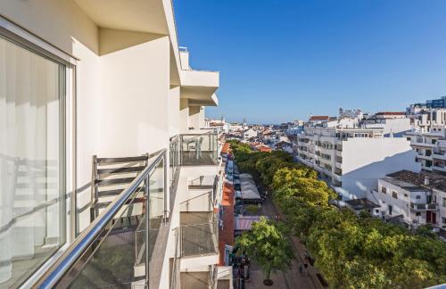 Balkón nebo terasa v ubytování D_Loft Downtown
