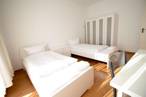 Ένα ή περισσότερα κρεβάτια σε δωμάτιο στο Apartment Centrum Bergisch Gladbach