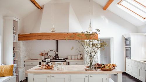 Köök või kööginurk majutusasutuses Tyddyn Llwydyn