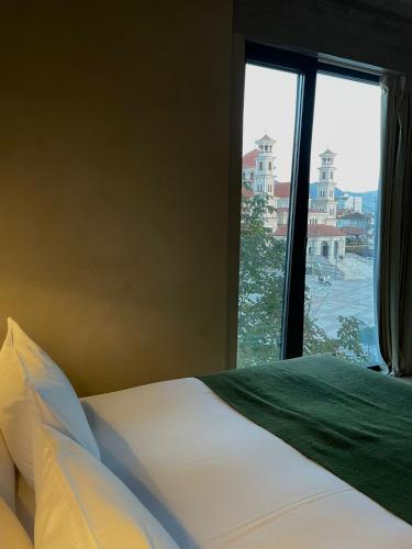 IN Gallery Hotel & Spaにあるベッド