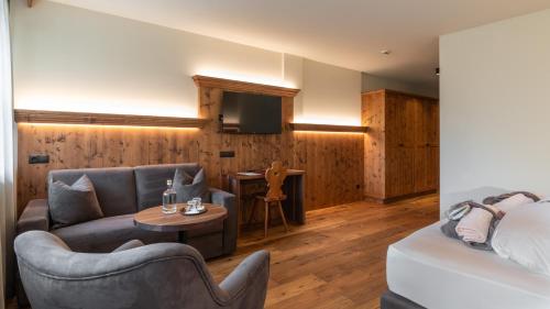 Area soggiorno di Romantik Hotel Santer