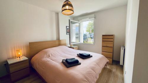 Lova arba lovos apgyvendinimo įstaigoje Appartement au pied de la Baie de Canche - Dundee 1