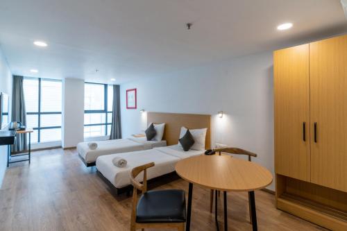 Hotel Sunflareにあるベッド
