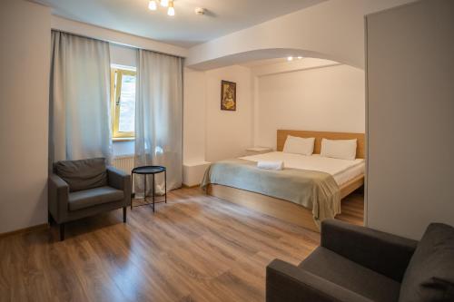 Кровать или кровати в номере Opus View