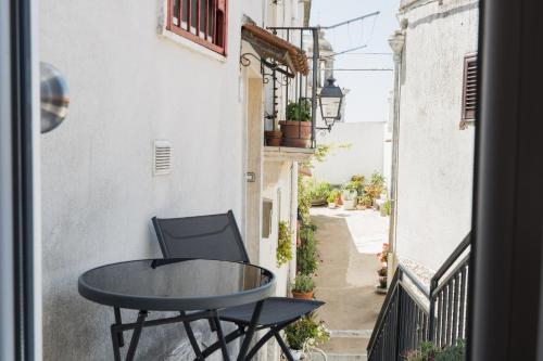 Balkón nebo terasa v ubytování La Corte di Navarrete