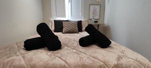 Postel nebo postele na pokoji v ubytování Azorina House