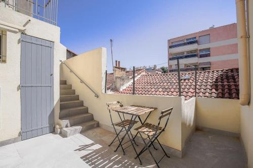 Endoume, Charmant T2 au calme, Terrasse, 13007