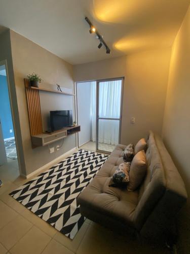 Televisyen dan/atau pusat hiburan di Excelente ap. 2 dorm.p/ viagens à trabalho ou lazer