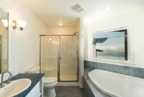 Koupelna v ubytování The Lighthouse