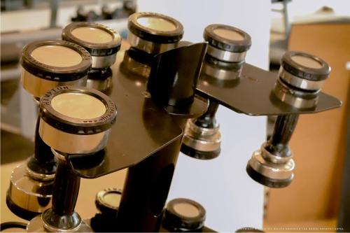 a close up of a coffee machine at The Grand Kandyan in Kandy