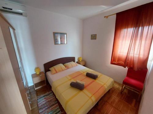 Holiday apartment in Zaboric with sea view, balcony, air conditioning, WiFi 5177-2