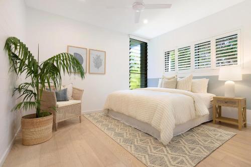 Katil atau katil-katil dalam bilik di Wanda Ocean Front - Direct access to Tallow beach