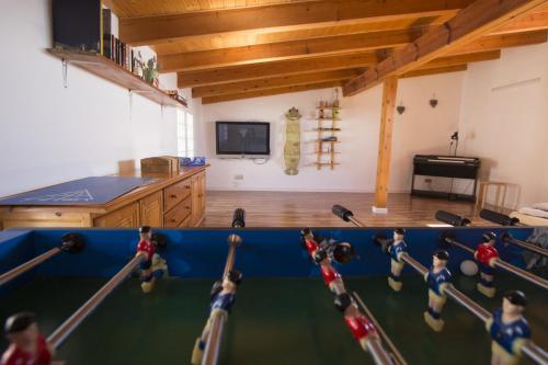 TV a/nebo společenská místnost v ubytování Catalunya Casas Indoor and Outdoor Pools, Sauna, Gym, Games Area