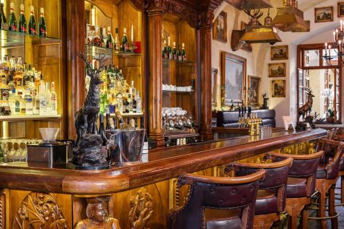 El lounge o bar de Iron Gate Hotel & Suites Prague by BHG