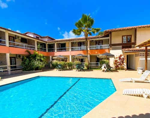 Bazén v ubytování Hotel Malibu nebo v jeho okolí