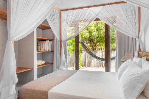 Postel nebo postele na pokoji v ubytování Vila Florir