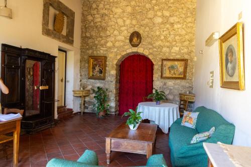 Χώρος καθιστικού στο Agriturismo Feudo Tudia