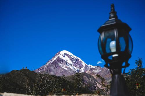 Vue générale sur la montagne ou vue sur la montagne depuis la maison de vacances