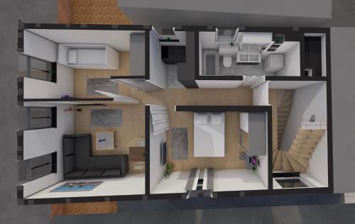 Η κουζίνα ή μικρή κουζίνα στο Best Central Apartment - am Marktplatz - Up to 5 - Next to Frankfurt and Hanau - Coffee and Snacks - Netflix, Prime, Disney
