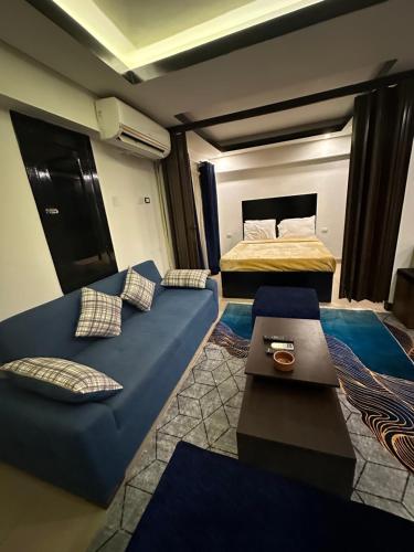 Ένα ή περισσότερα κρεβάτια σε δωμάτιο στο Villa Silia