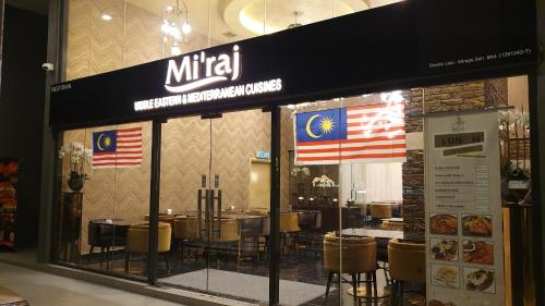 Restaurace v ubytování M City Ampang MY